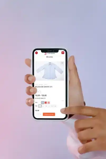 centraldeuniformes.com versión móvil